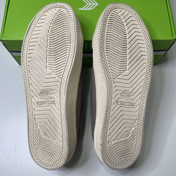 Cariuma OCA Low Mystic Grey Taupe Canvas Sneaker Women US 7 Organic NIB - Picture 6 of 11
